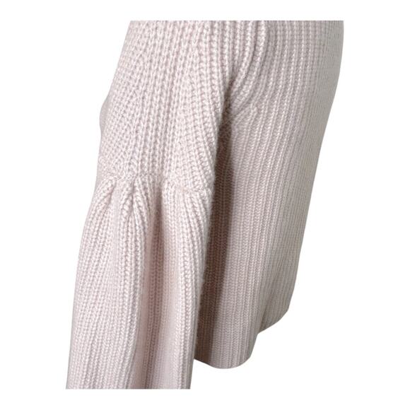 Autumn Cashmere Cropped Mock Sweater Ballerina Pink XS - Picture 7 of 9